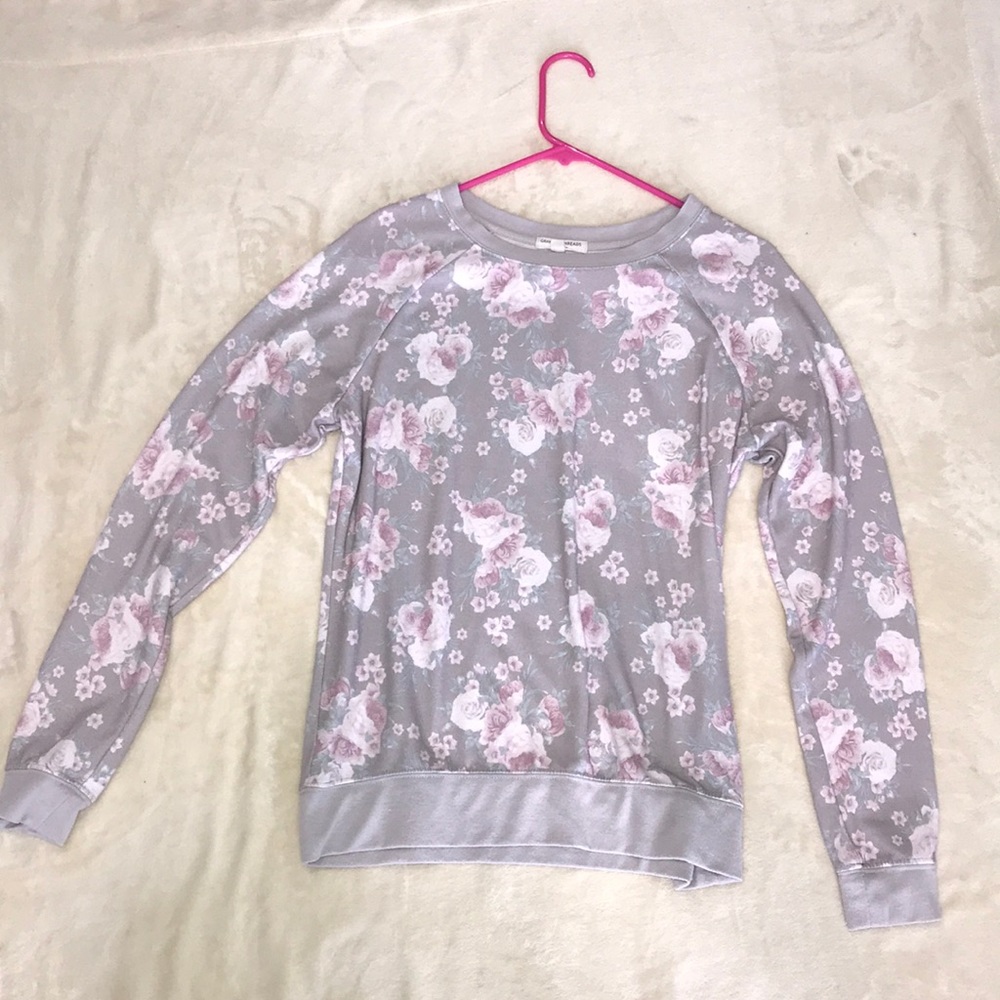 floral sweater